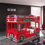 London Bus Bunk Bed with ladder